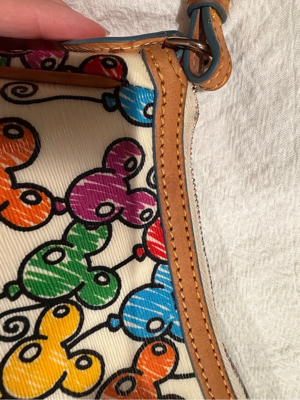 Dooney & Bourke Multicolor Balloons Coated Canvas shoulder bag - Picture 14 of 16